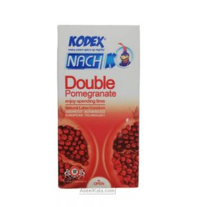 مشخصات ، قیمت و خرید کاندوم تنگ کننده مدل دبل اناری کدکس KODEX مدل Double بسته 12 عددی