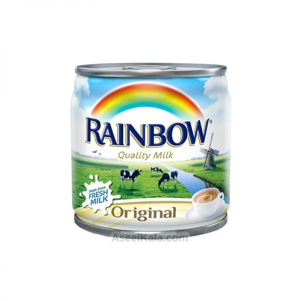 مشخصات ، قیمت و خرید milk ابو قوص Rainbow مخصوص چای و قهوه 160 میل