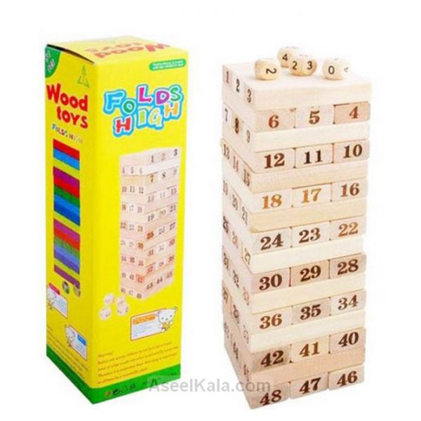 مشخصات ، قیمت و خرید بازی برج هیجان چوبی وود تویز Wood Toys