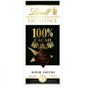 مشخصات ، قیمت و خرید شکلات تلخ لینت Lindt مدل %100 کاکائو 100 گرم