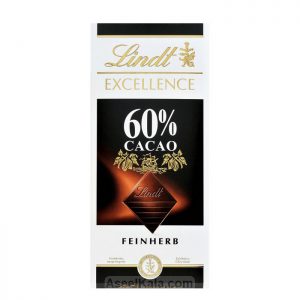 مشخصات ، قیمت و خرید شکلات تلخ لینت Lindt مدل 60 درصد کاکائو 100 گرم