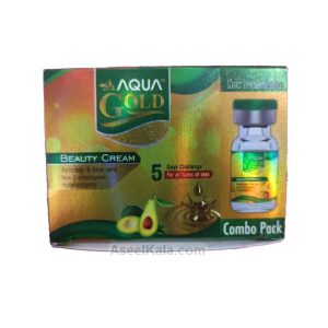 مشخصات ، قیمت و خرید کرم و سرم صورت آکوا گلد Aqua Gold با عصاره آووکادو