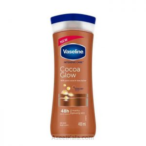 مشخصات ، قیمت و خرید لوسیون بدن وازلین Vaseline مدل Cocoa Glow حجم 400 میل