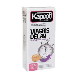 مشخصات ، قیمت و خرید کاندوم کاپوت Kapoot مدل viagris delay تعداد 12 عددی
