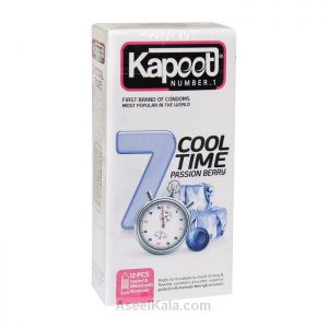 مشخصات ، قیمت و خرید کاندوم کاپوت Kapoot مدل 7 Cool Time تعداد 12 عددی