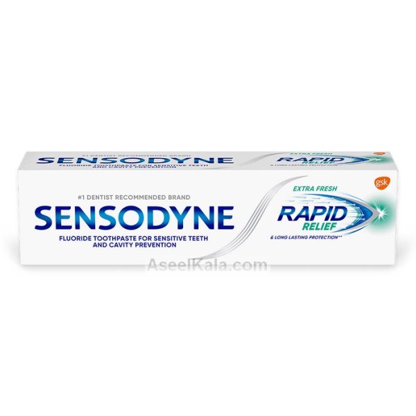 قیمت و خرید خمیر دندان سنسوداین SENSODYNE مدل Rapid Relief وزن 75 میل