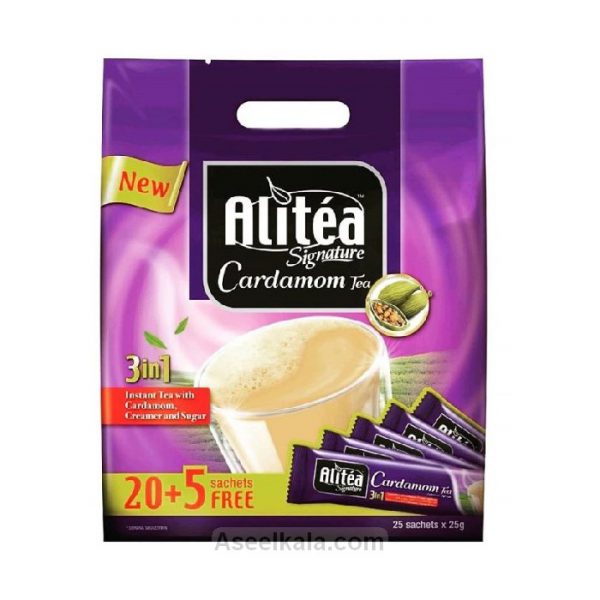 مشخصات ، قیمت و خرید milk چای علی تی Alitea با طعم هل بسته 25 عددی