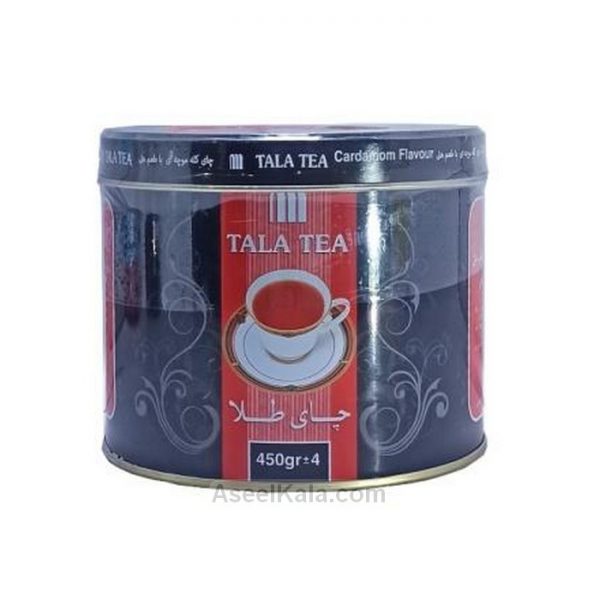 مشخصات ، قیمت و خرید چای طلا Tala کله مورچه ای با طعم هل قوطی 450 گرم