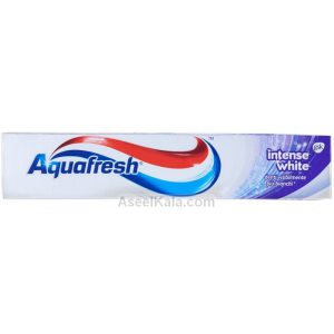 مشخصات ، قیمت و خرید خمیر دندان آکوا فرش Aquafresh مدل Intense White حجم 75 میل