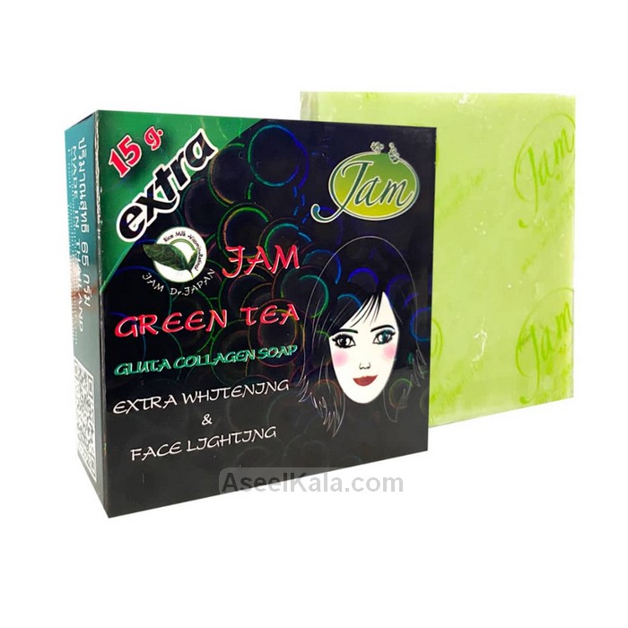مشخصات ، قیمت و خرید صابون جم Jam چای سبز حاوی کلاژن