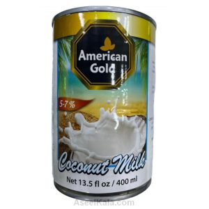 مشخصات ، قیمت و خرید شیر نارگیل آمریکن گلد American Gold وزن 400 میل