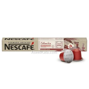 مشخصات ، قیمت و خرید کپسول قهوه نسپرسو نسکافه Nescafe مدل کلمبیا 10 عددی