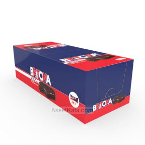 مشخصات ، قیمت و خرید کیک بریتونا Britona کاکائویی با مغزی کاکائویی و روکش شکلات شیری بسته 24 عددی