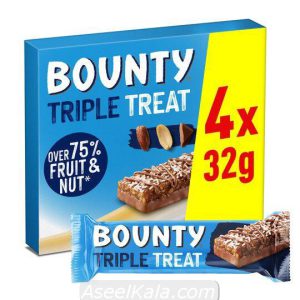 خرید، قیمت، خواص و انواع شکلات پروتئین بار بونتی Bounty رژیمی خارجی مناسب برای بدنسازی و لاغری