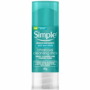 استیک پاک کننده زغال سیمپل Simple مدل CHARCOAL وزن 45 گرم