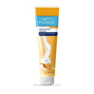 مشخصات ، قیمت و خرید ژل شستشوی صورت فولیکا Fulica با رایحه شیر و عسل حجم 100 میل