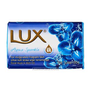 خرید و قیمت صابون لوکس Lux مدل aqua sparkle وزن 80 گرم