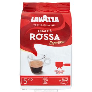 مشخصات، قیمت، خرید انواع قهوه دانه یا دان یا دون لاوازا قرمز Lavazza مدل روسا ROSSA وزن یک کیلویی