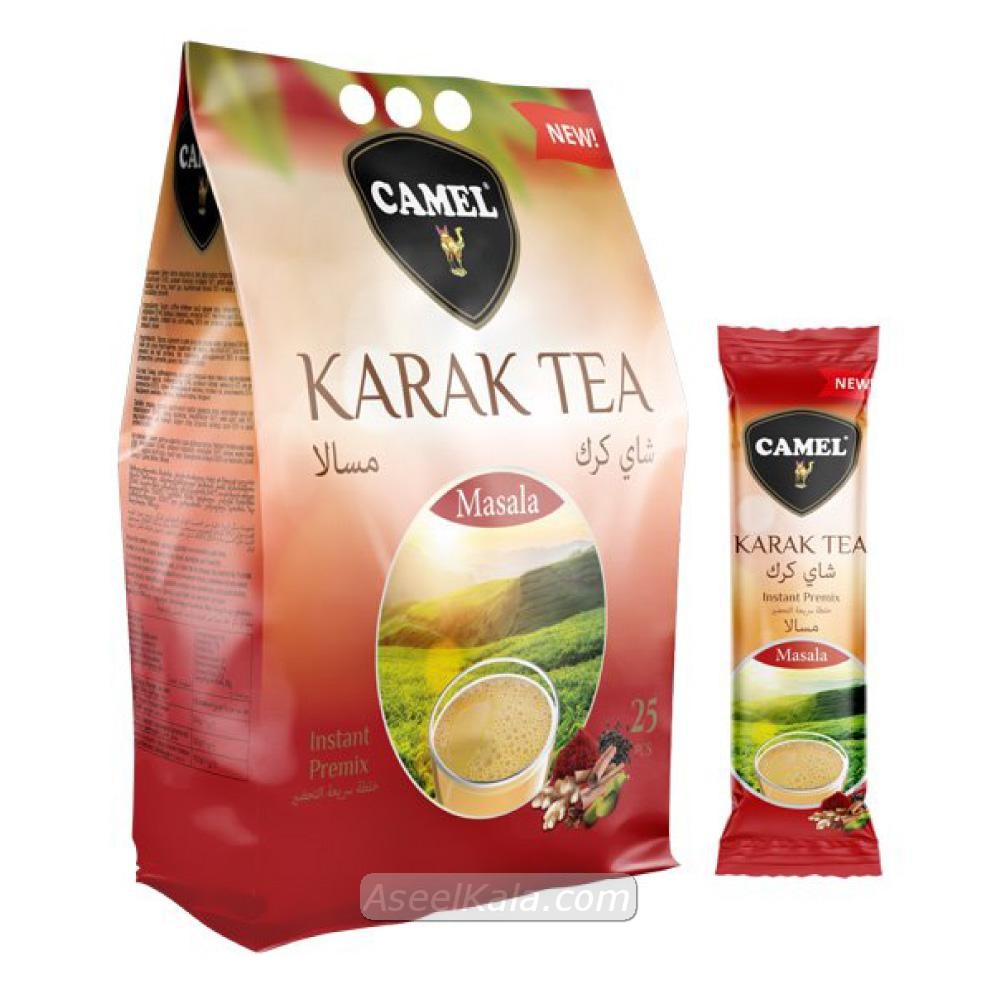 قیمت و خرید چای ماسالا کمل Camel بسته 25 عددی