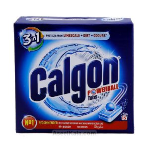 مشخصات ، قیمت ، خرید و نحوه استفاده از قرص جرم گیر کالگون Calgon ماشین لباسشویی مدل 3in1 بسته 15 عددی