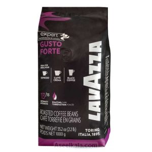 مشخصات،قیمت و خرید قهوه دانه لاوازا Lavazza مدل گوستو فورته Gusto Forte وزن 1000 گرم