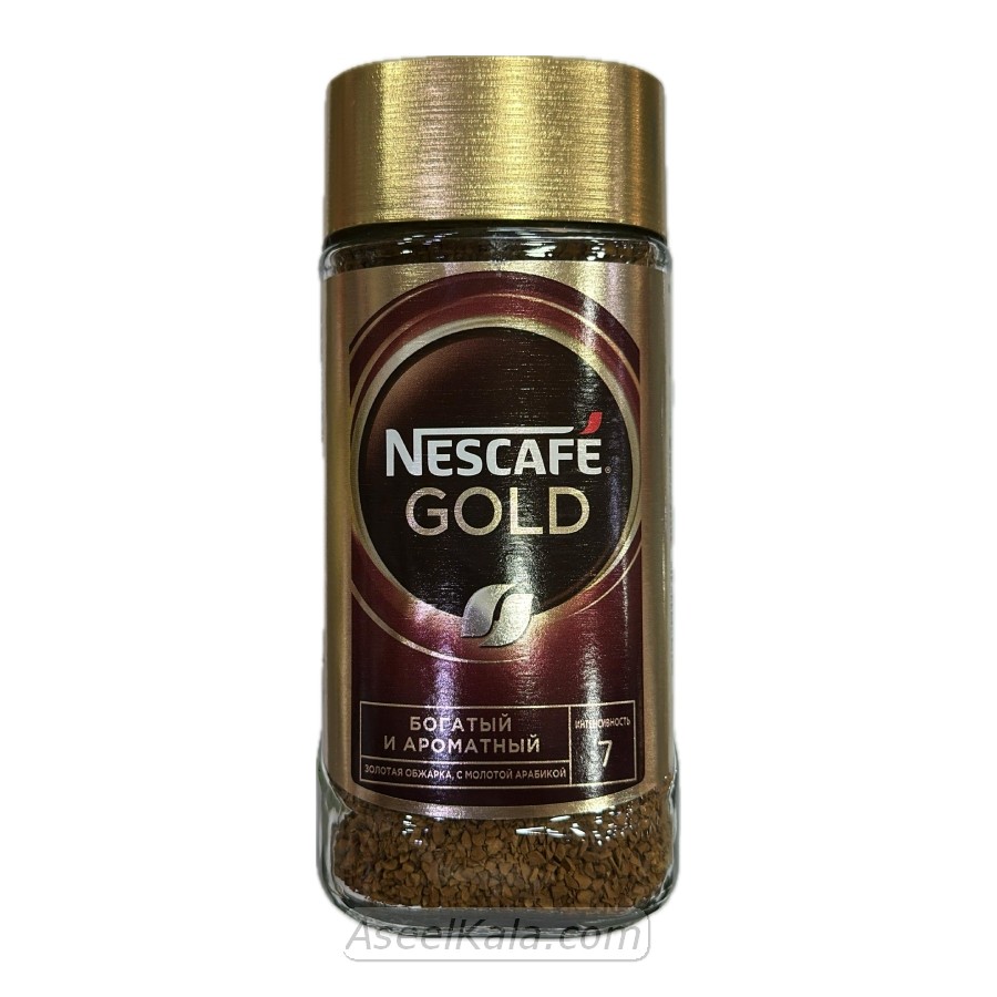 نسکافه گلد 190 گرم روسیه - Nescafe Gold