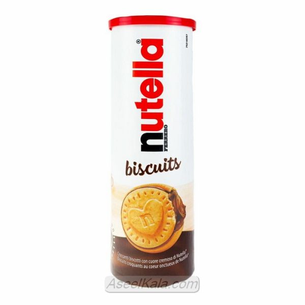 بسکویت شکلاتی نوتلا قوطی وزن 166 گرم Nutella