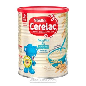 سرلاک برنج نستله Nestle Cerelac قوطی 400 گرمی