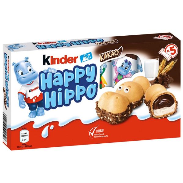 شکلات کیندر هپی هیپو Kinder Happy Hippo بسته 5 عددی