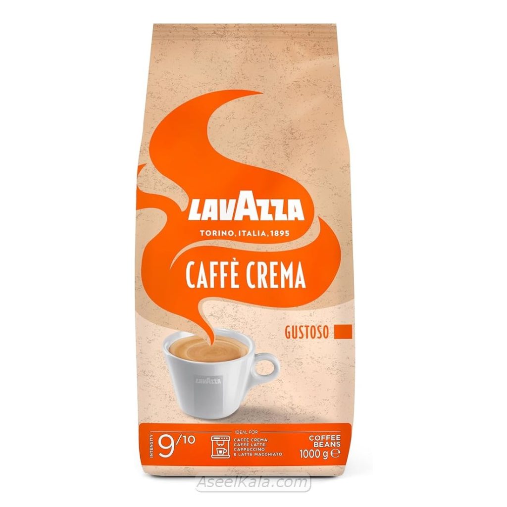 قهوه لاوازا کافه کرما گوستوسو Lavazza دانه 1 کیلویی