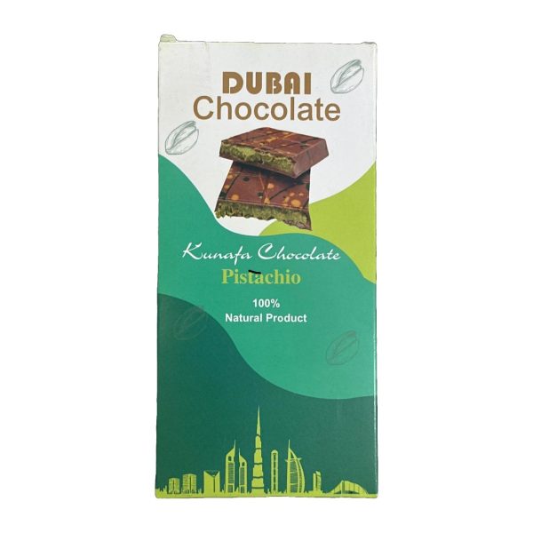 شکلات دبی Dubai Chocolate پسته و کنافه 200 گرمی