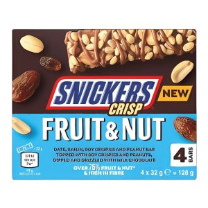 پروتئین بار اسنیکرز کریسپ Snickers بسته 4 عددی