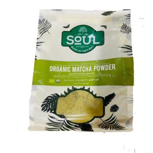 پودر چای ماچا ارگانیک سول Soul پاکتی 250 گرمی