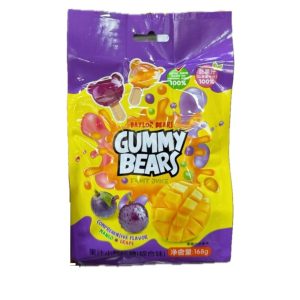 شکلات ژله‌ای گامی برز Gummy Bears میوه‌ای پاکتی 168 گرم