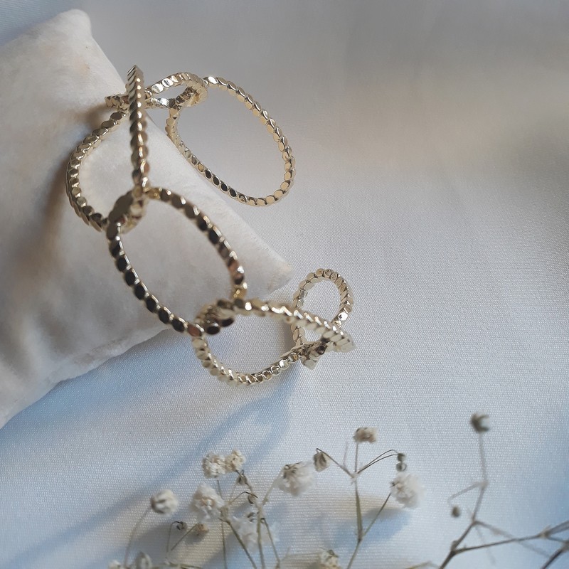 دستبند مینیمال مدل حلقه ای طرح بنگل برند ژوپینگ 1 Minimalist Bracelet Ring Model Bangle Design Xp Brand