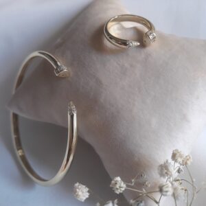 Women Bracelet And Ring Set Studded Design Xp Brand